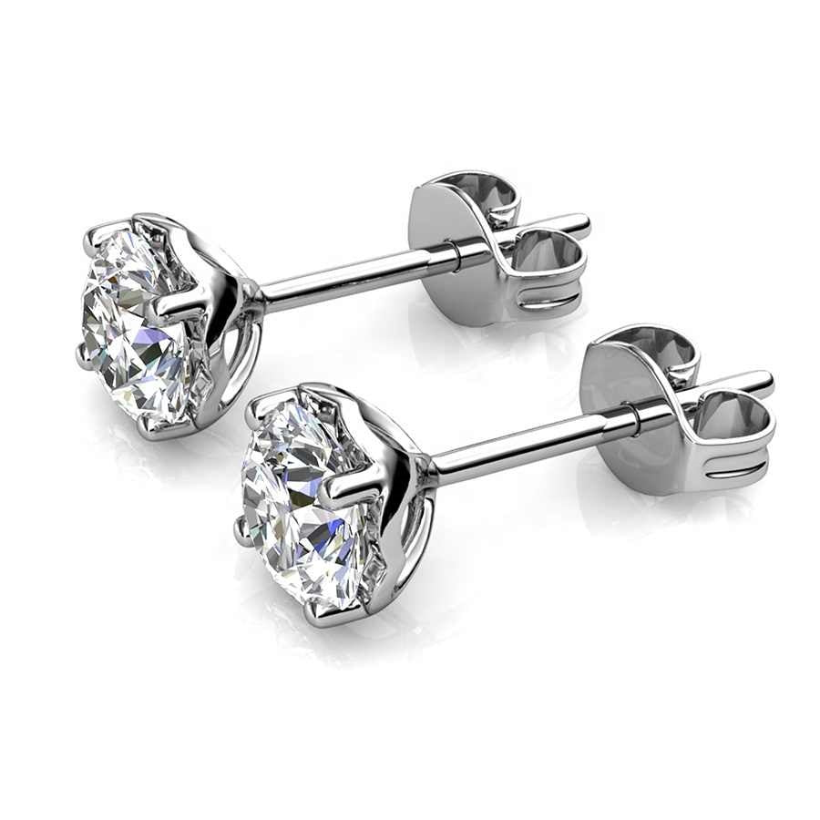 MGJ™ 1ct Moissanite Earrings Studs | 925 Sterling Silver