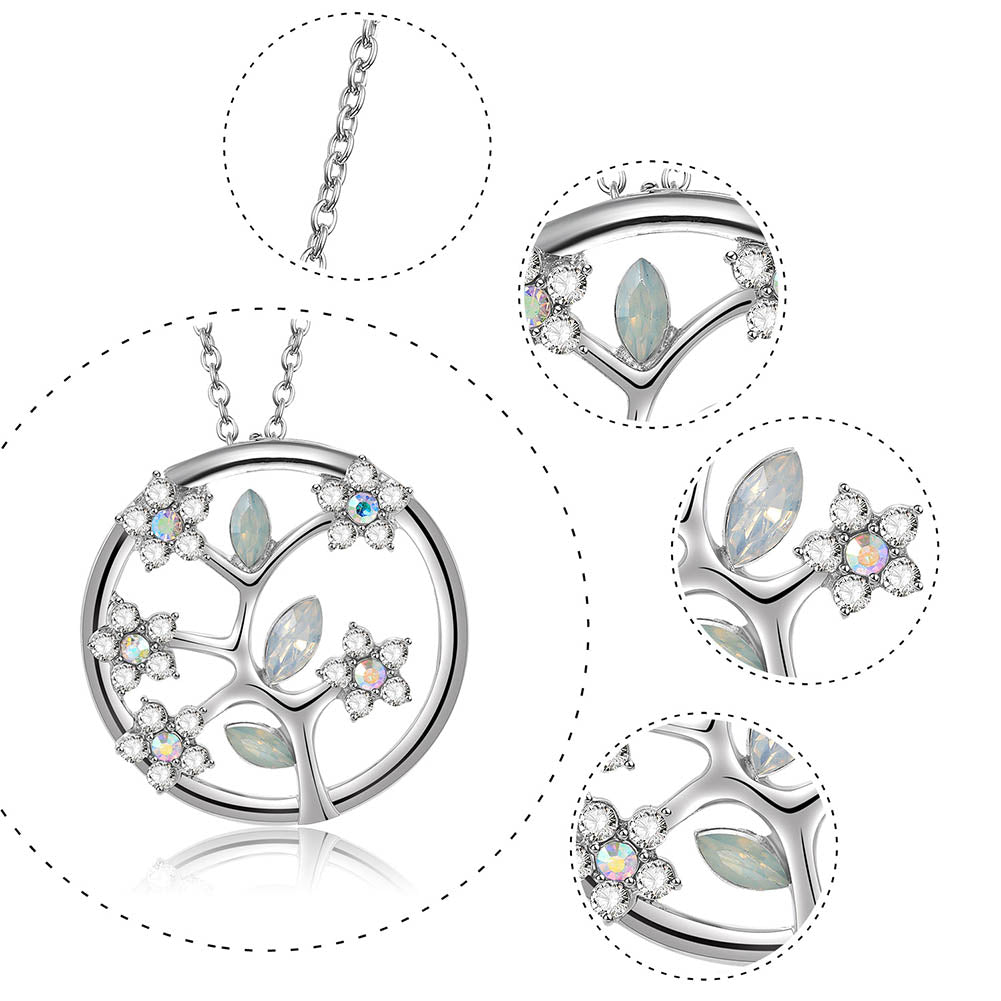 Crystal Tree of Life Medallion Set