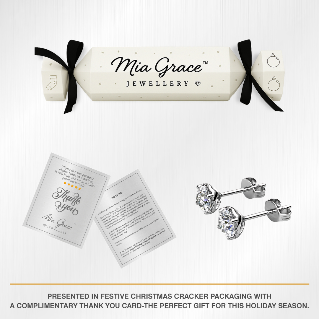 MGJ™ 1ct Moissanite Earrings Studs | 925 Sterling Silver