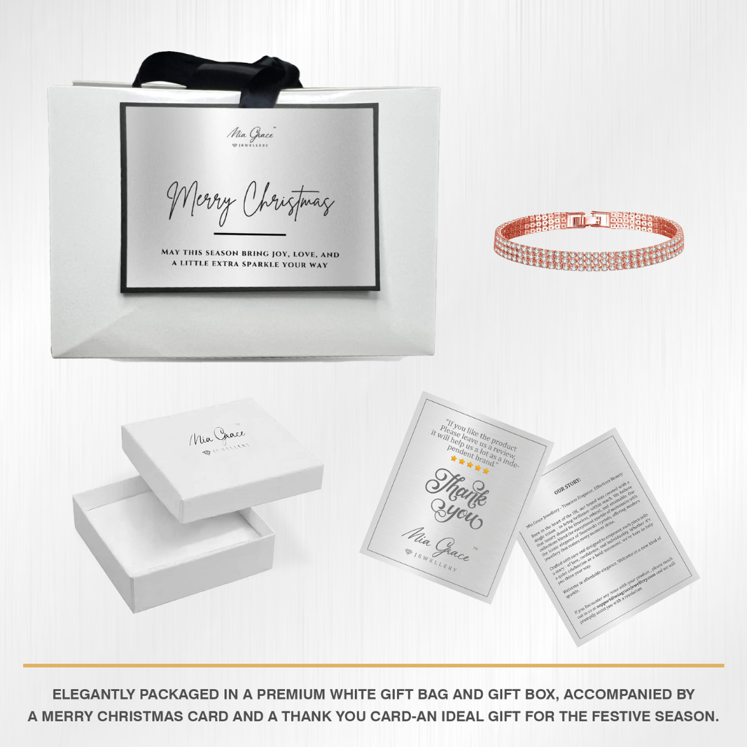 Three Row Pave Bracelet