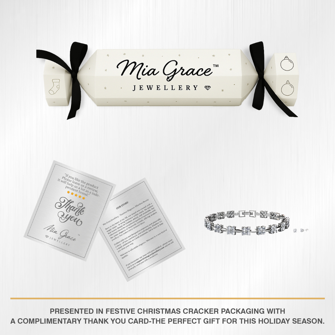 Solitaire Tennis Bracelet & Earrings