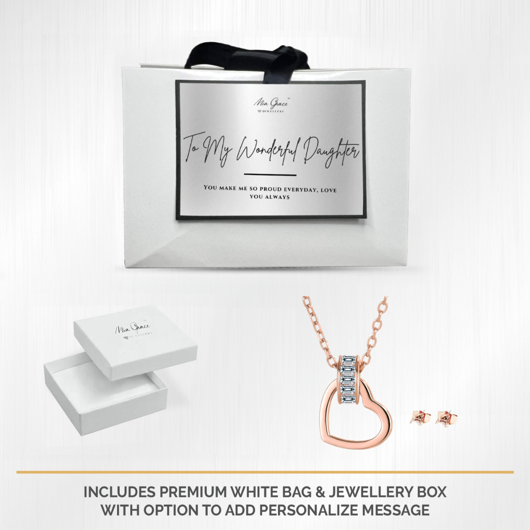 MGJ™ Heart Charm Pendant & Earrings