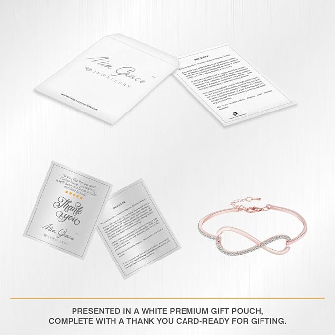 Infinity Bangle and Earring Set