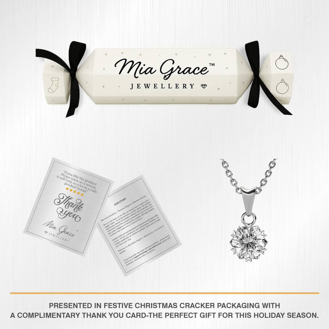 MGJ™ 1ct Moissanite Heart Pendant Necklace | 925 Sterling Silver |