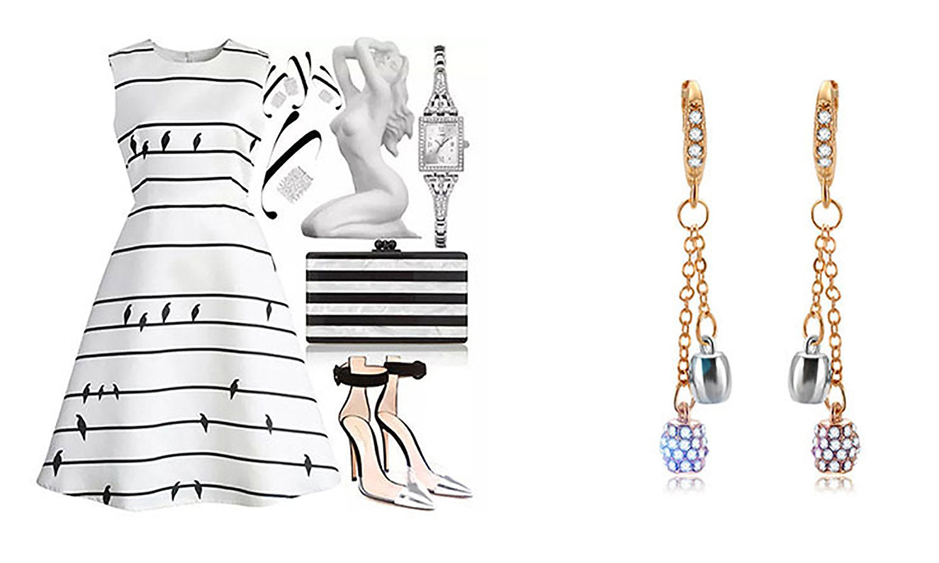 Trinity Barrell Luxury Necklace & Earrings Set