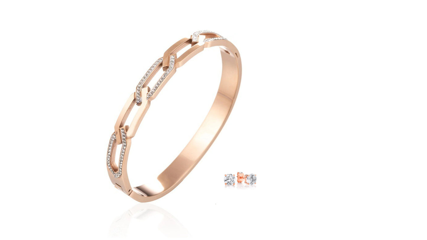 Crux Bangle & Earring Set
