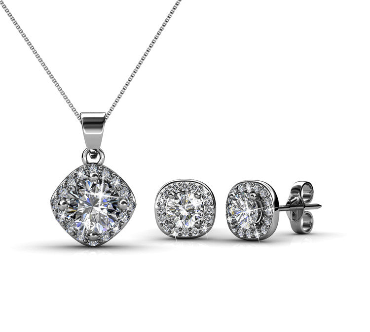 Maia Pendant & Earrings