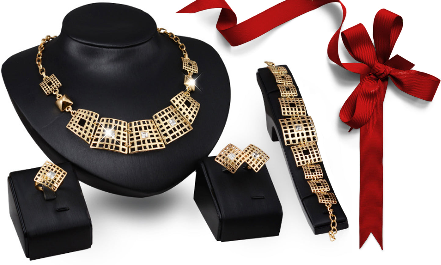 Gladiator Statement 4 Piece Set Encrusted with Swarovski® Elements
