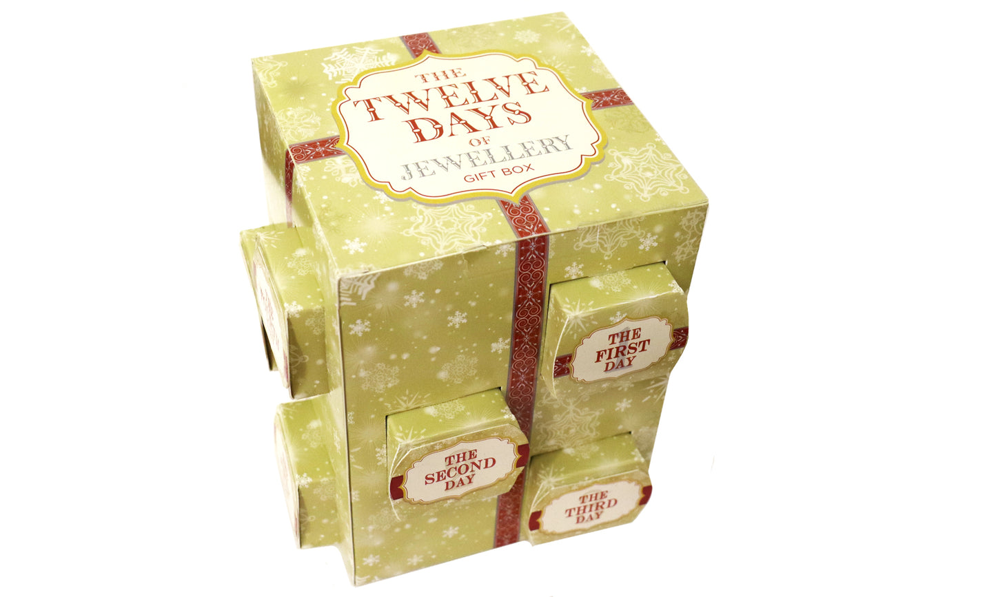 12 Days Luxury Twelve tide Jewellery Advent Gift Box