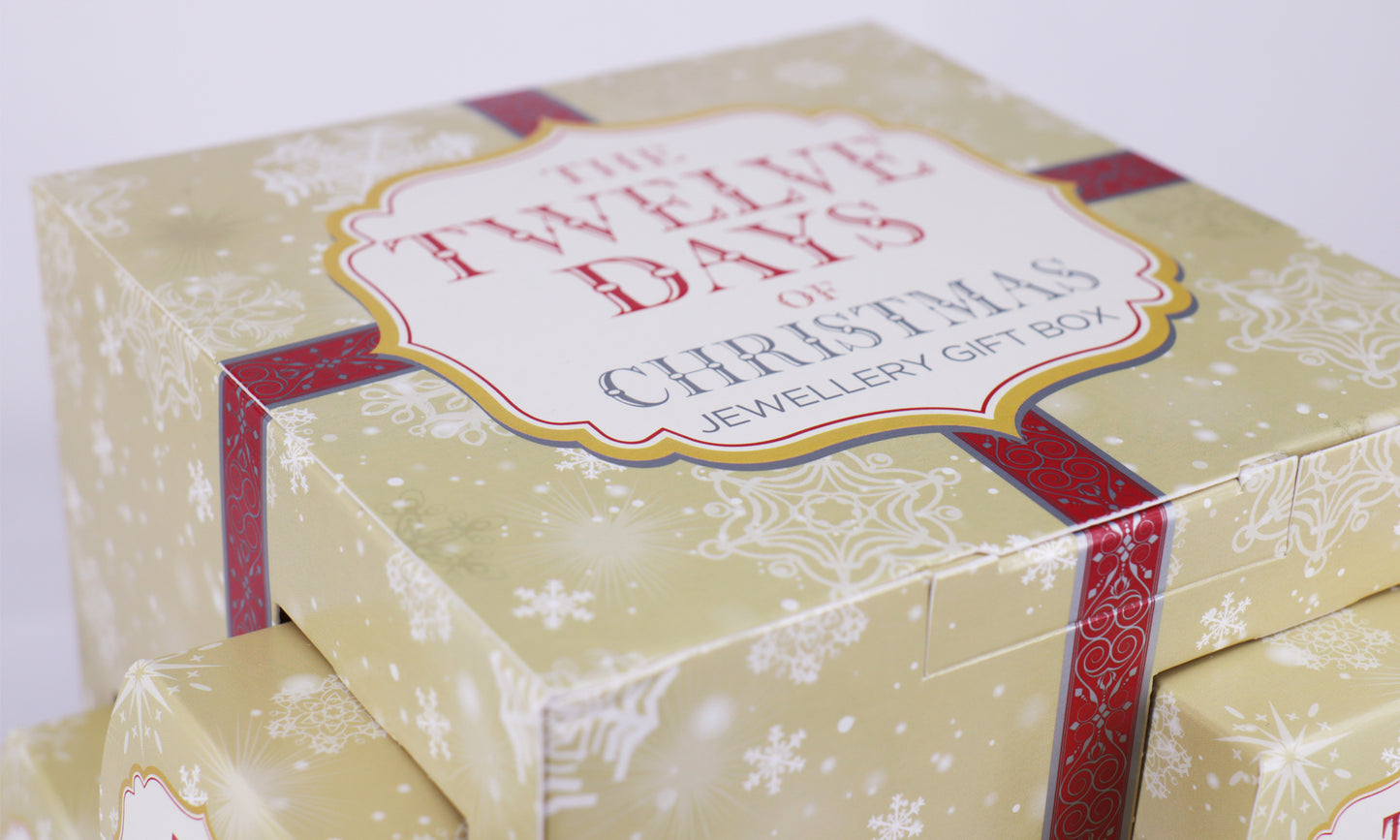 12 Days Luxury Twelve tide Jewellery Advent Gift Box