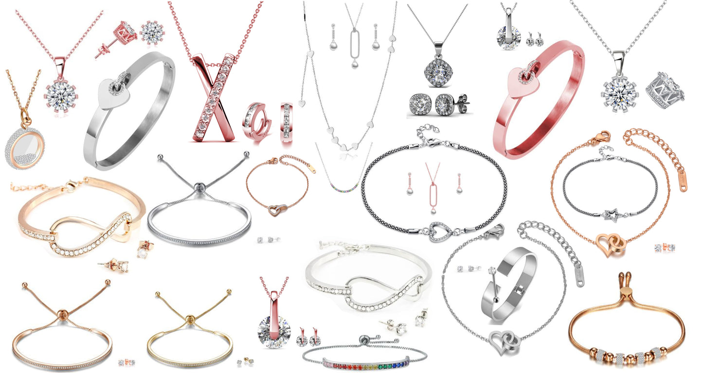 Jewellery Mystery Deal Encrusted with Crystals from Swarovski