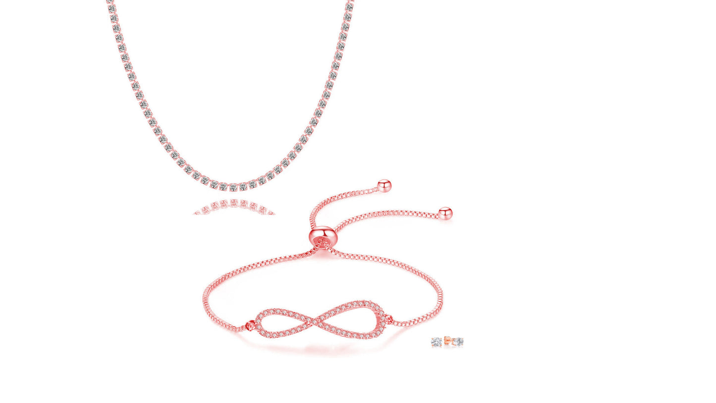 Pave Tri Set