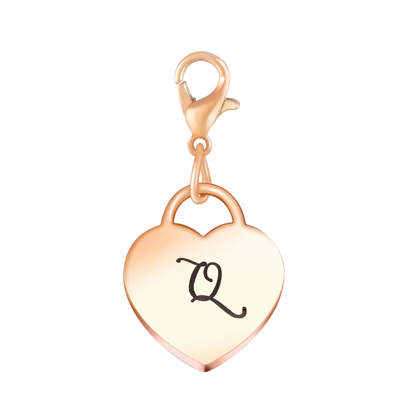 Heart Toggle Initial Bracelet