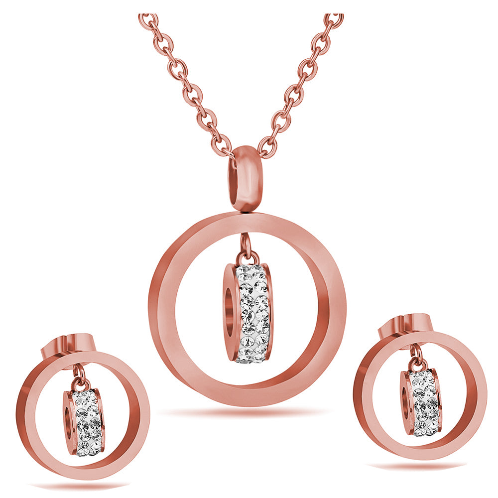 Revolution Pendant & Earrings