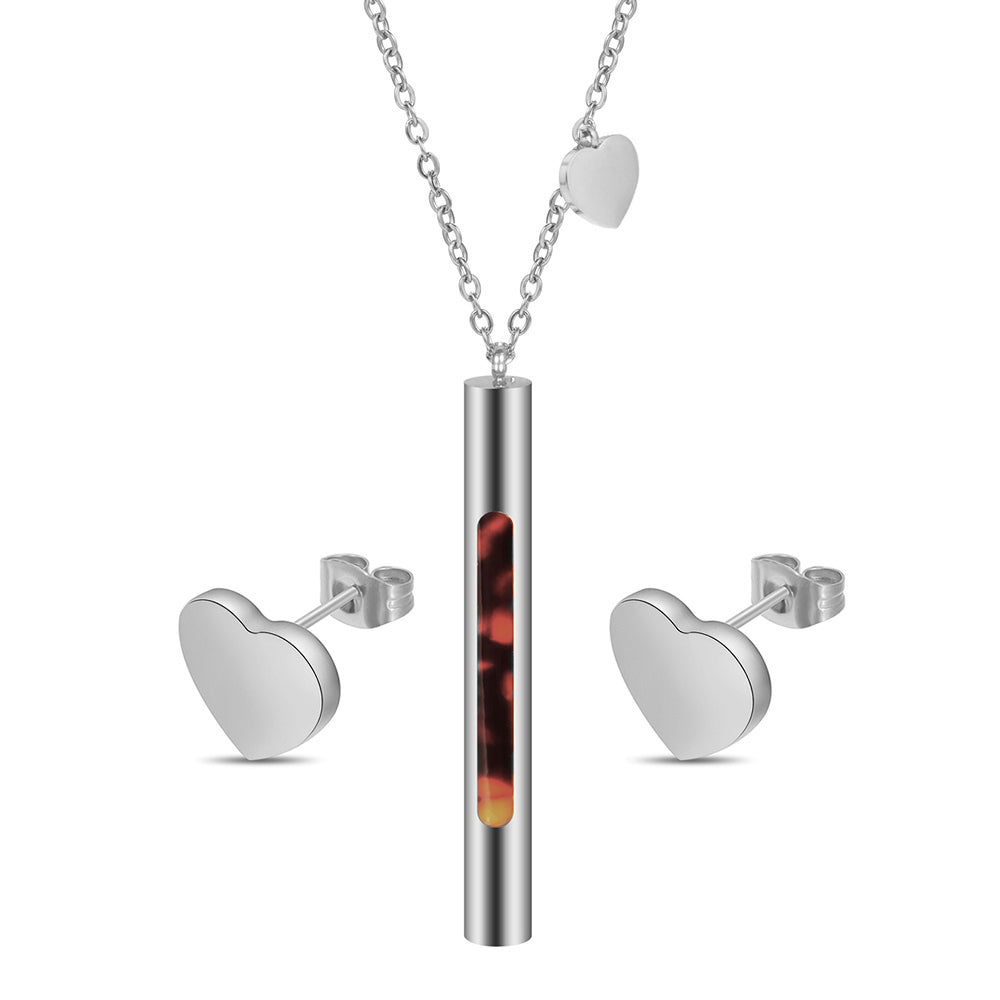 Your Heart Pendant & Earring Set