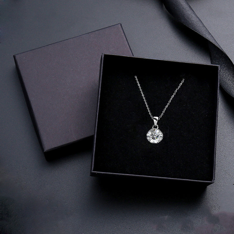 1crt Moissanite Diamond Pendant.