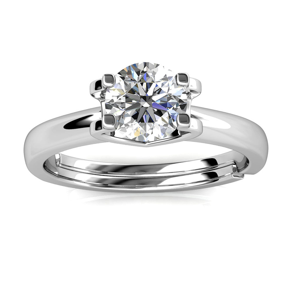18K Gold Plated 925 Silver Moissanite Diamond 1 Carat