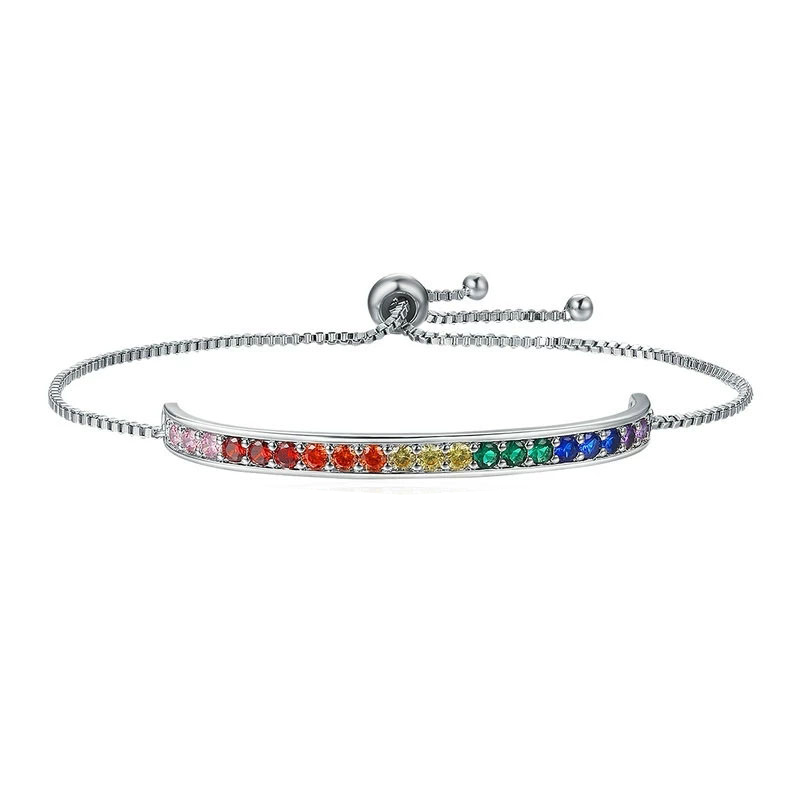 Rainbow Bracelet & Necklace Set