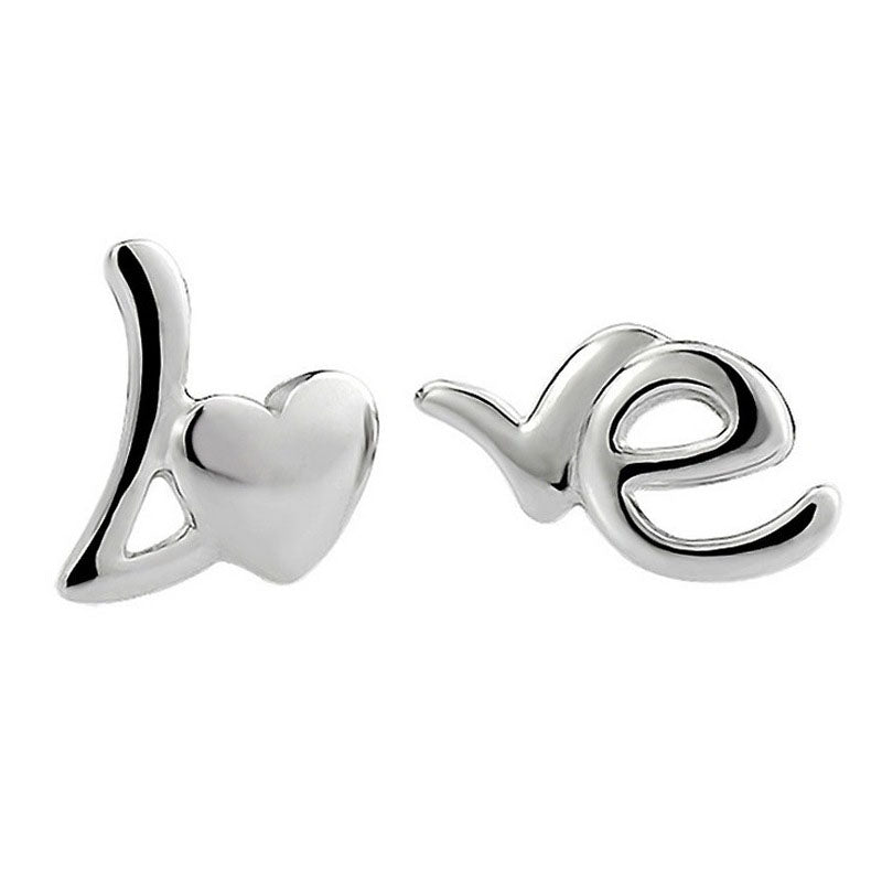 925 Love Earrings
