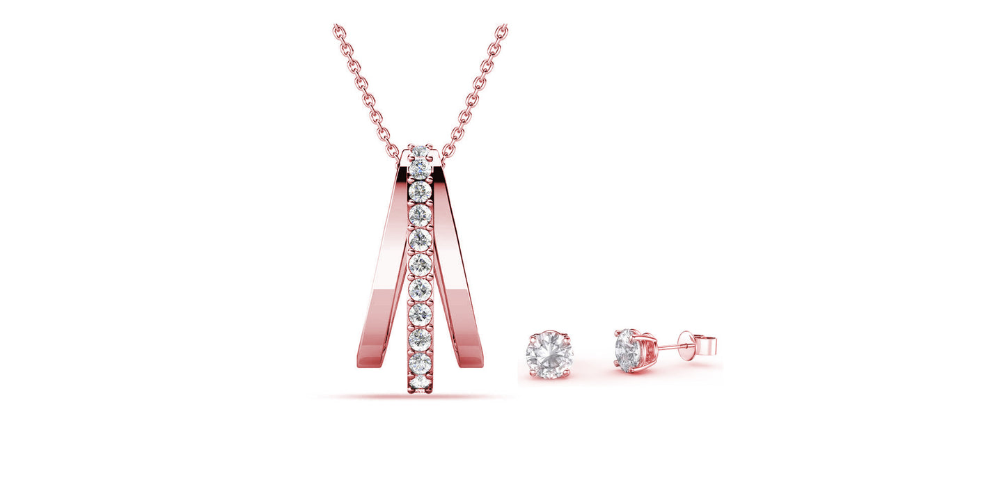 Arielle Pendant & Earring Set