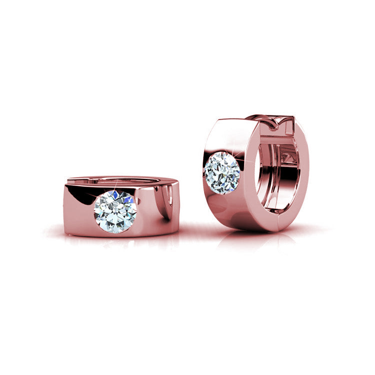 Crystal Hoop Earrings
