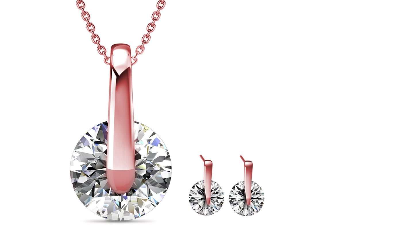 Mira Pendant & Earring Set