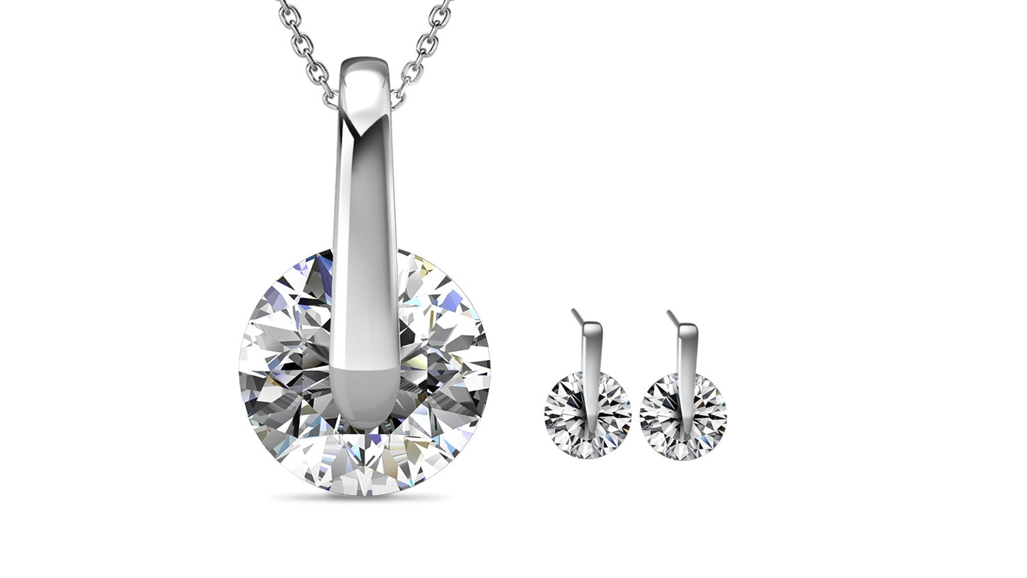 Mira Pendant & Earring Set