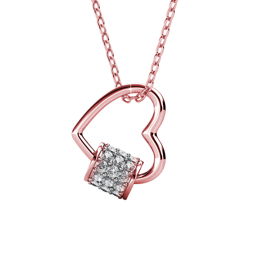 Love Pendant and Earring Set
