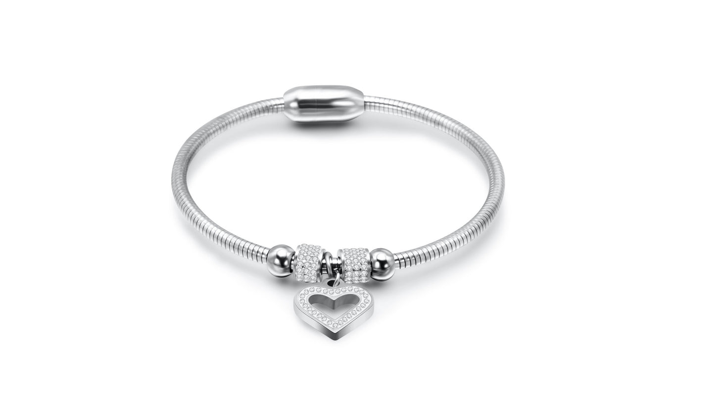 Heart Charm Bracelet