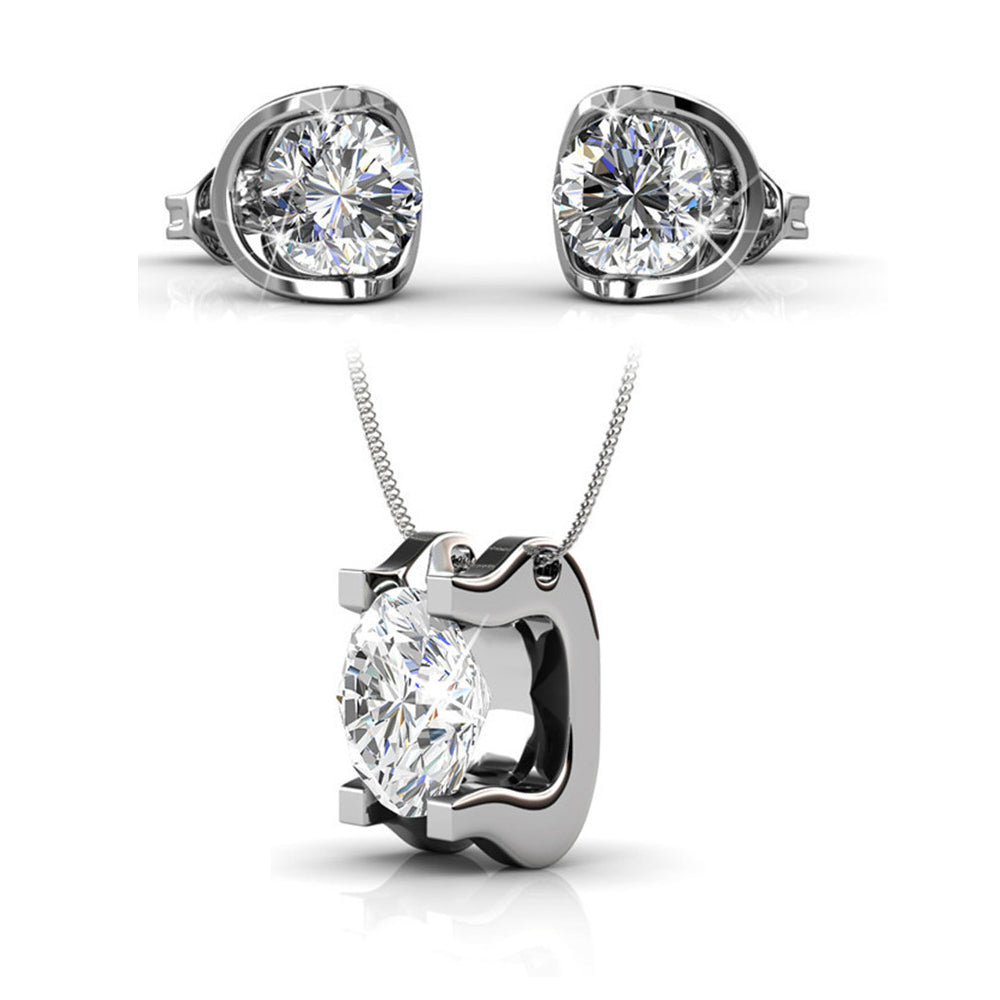 Hestia Pendant & Earring Set