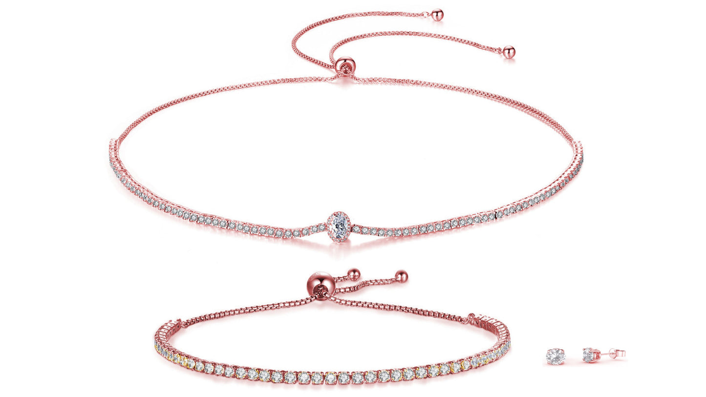 Pave Tri Set