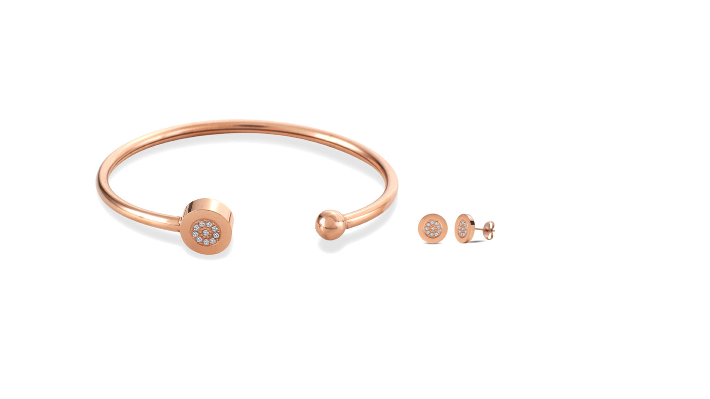 Orb Bangle and Earring Set