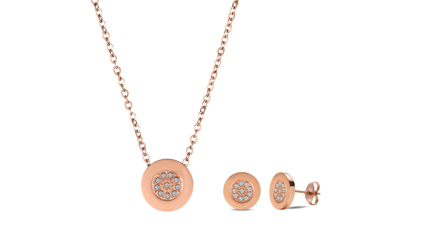 Orb Pendant & Earring Set