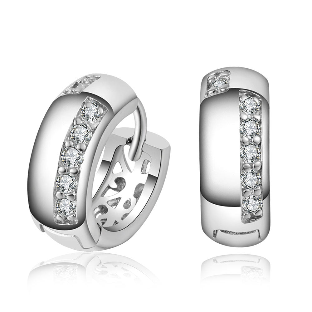 Pave Loop Earrings