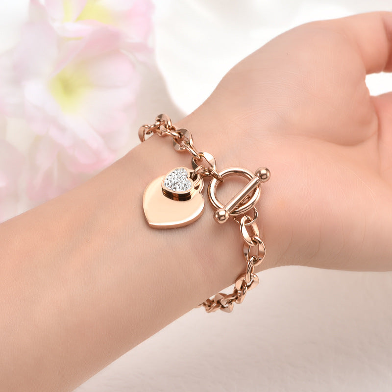 Heart Toggle Bracelet