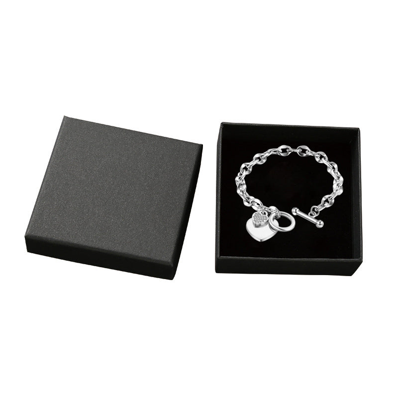 Heart Toggle Bracelet
