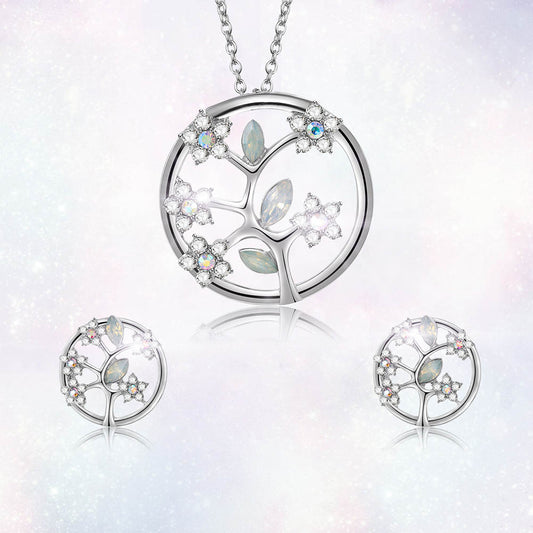 Crystal Tree of Life Medallion Set