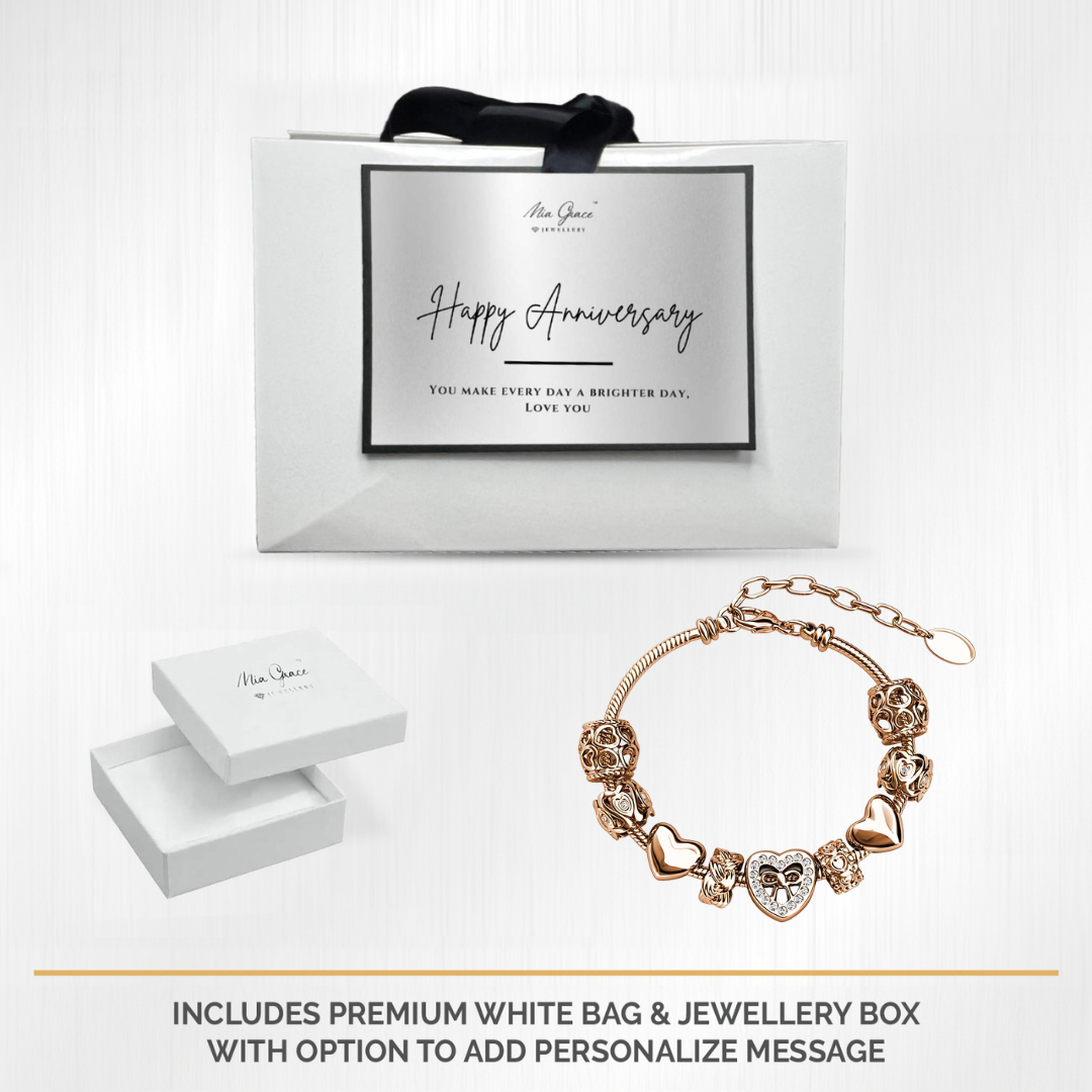 MGJ™ Women's Heart Charm Bracelet