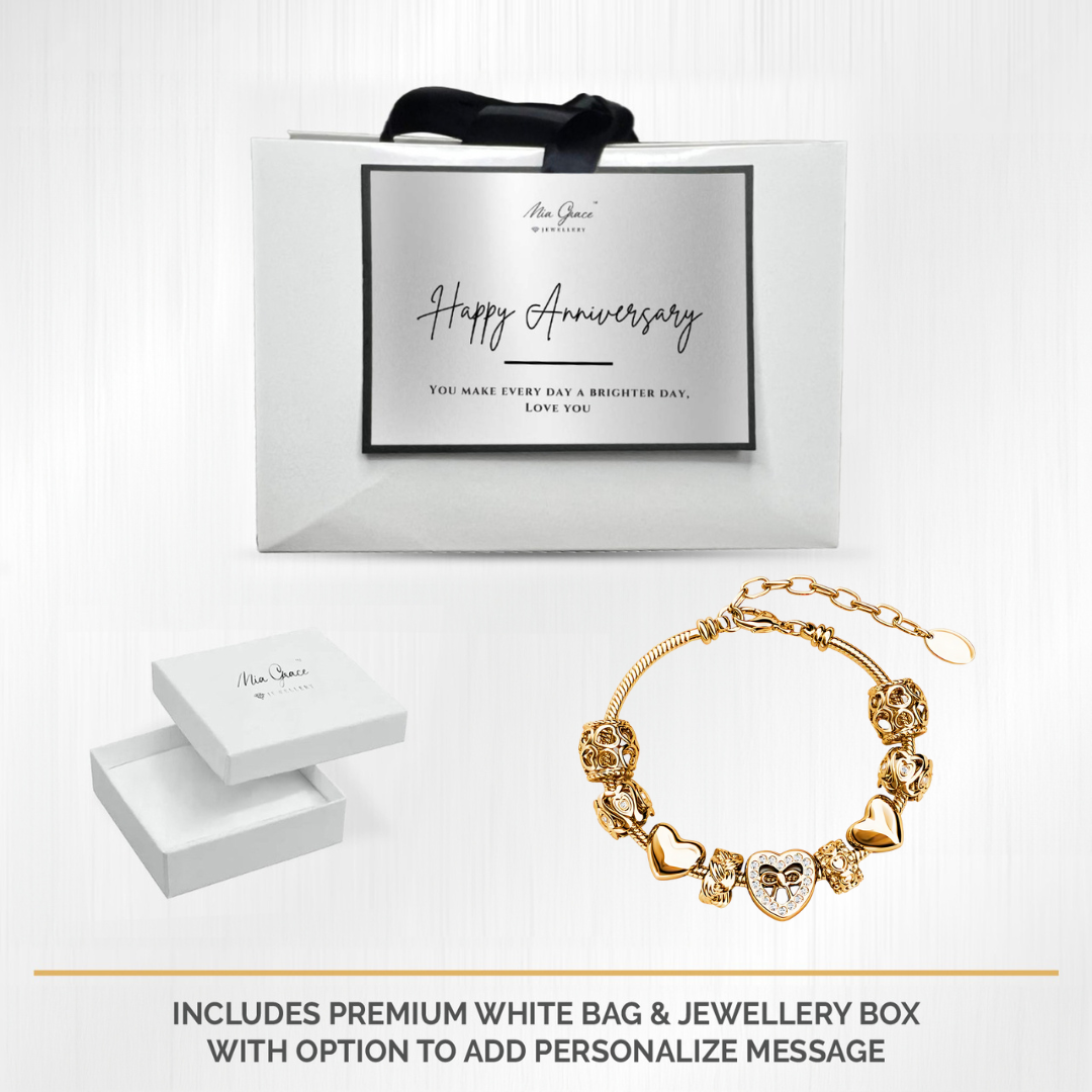 MGJ™ Women's Heart Charm Bracelet