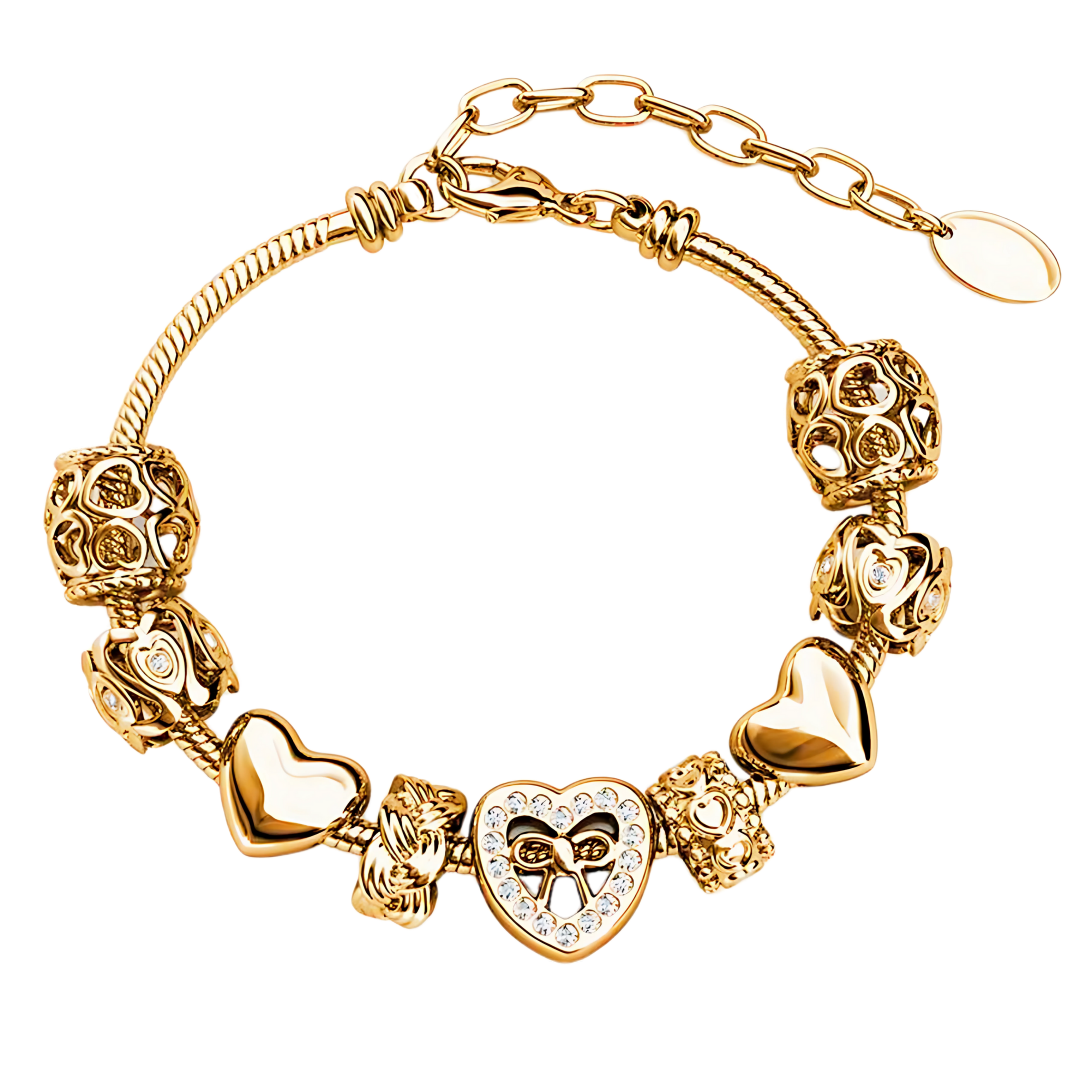 MGJ™ Women's Heart Charm Bracelet