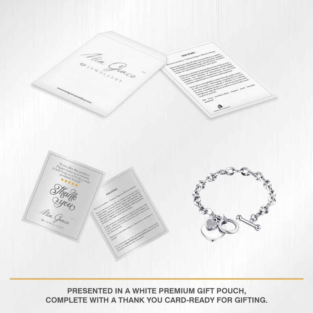 Heart Toggle Bracelet