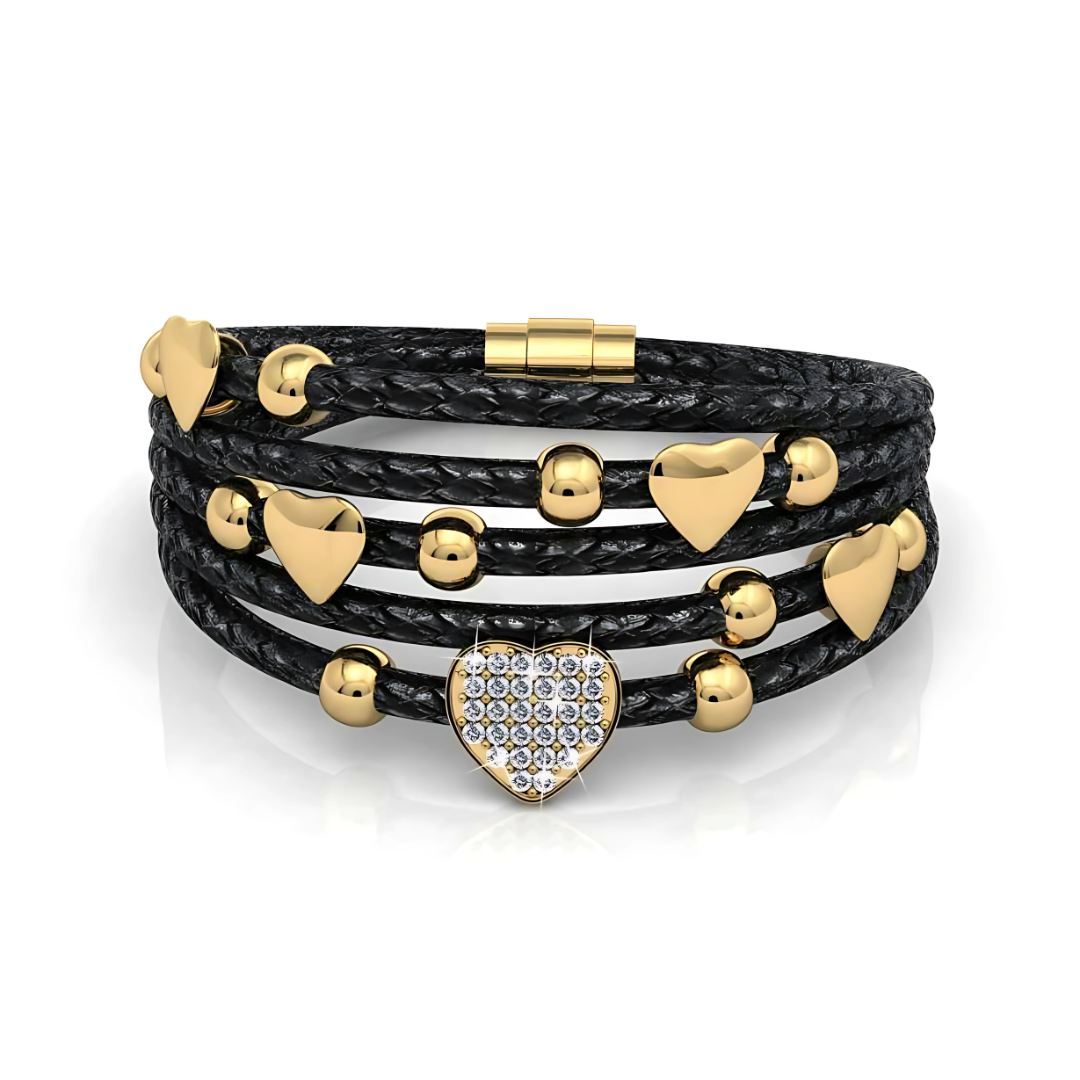 Merry Christmas Leather Bracelet Gift Set
