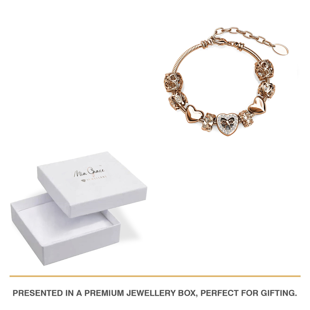 MGJ™ Women's Heart Charm Bracelet