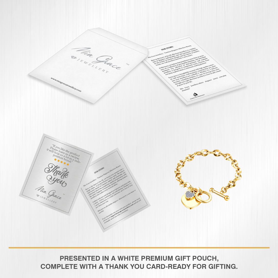 Heart Toggle Bracelet