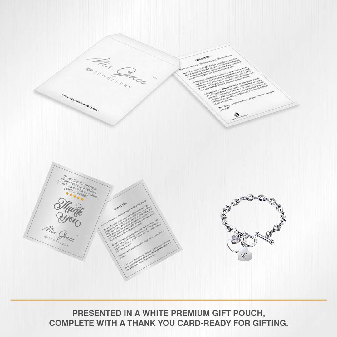 Heart Toggle Mum Bracelet