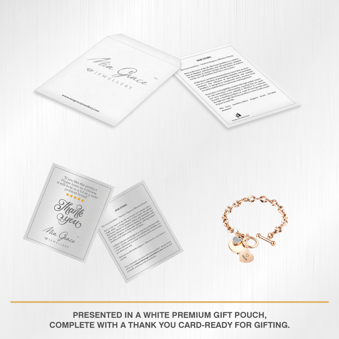 Heart Toggle Mum Bracelet