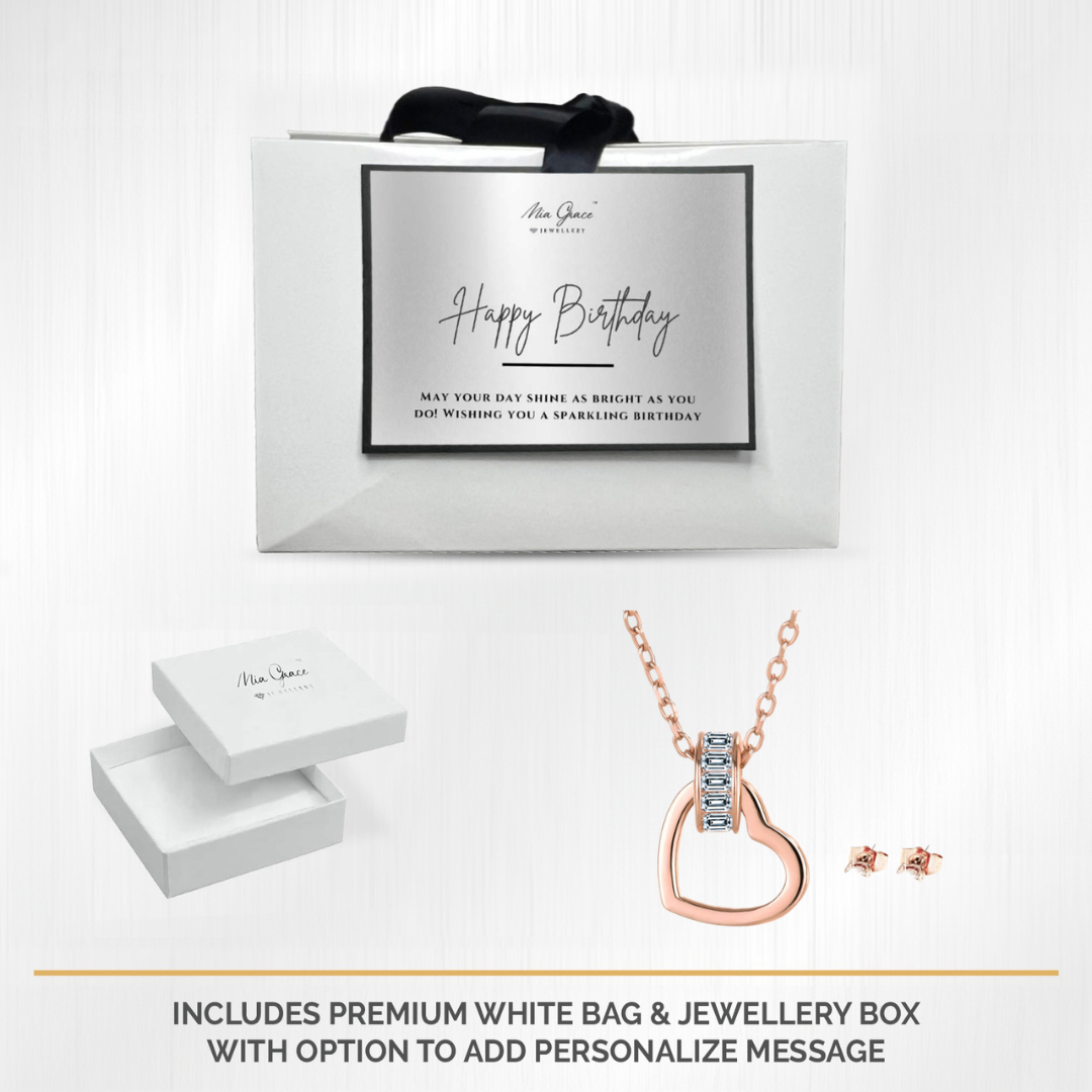 MGJ™ Heart Charm Pendant & Earrings