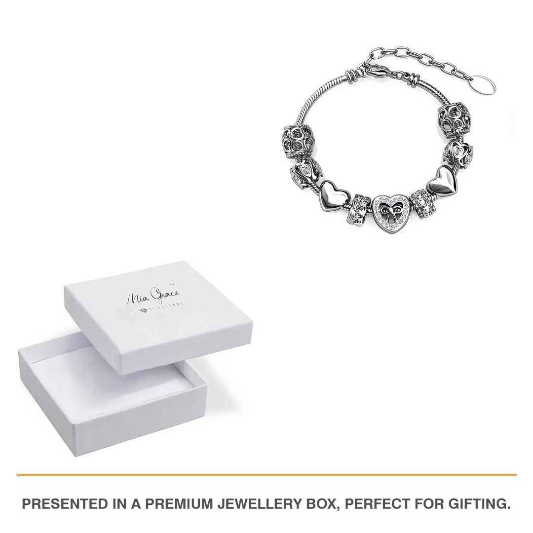 MGJ™ Women's Heart Charm Bracelet