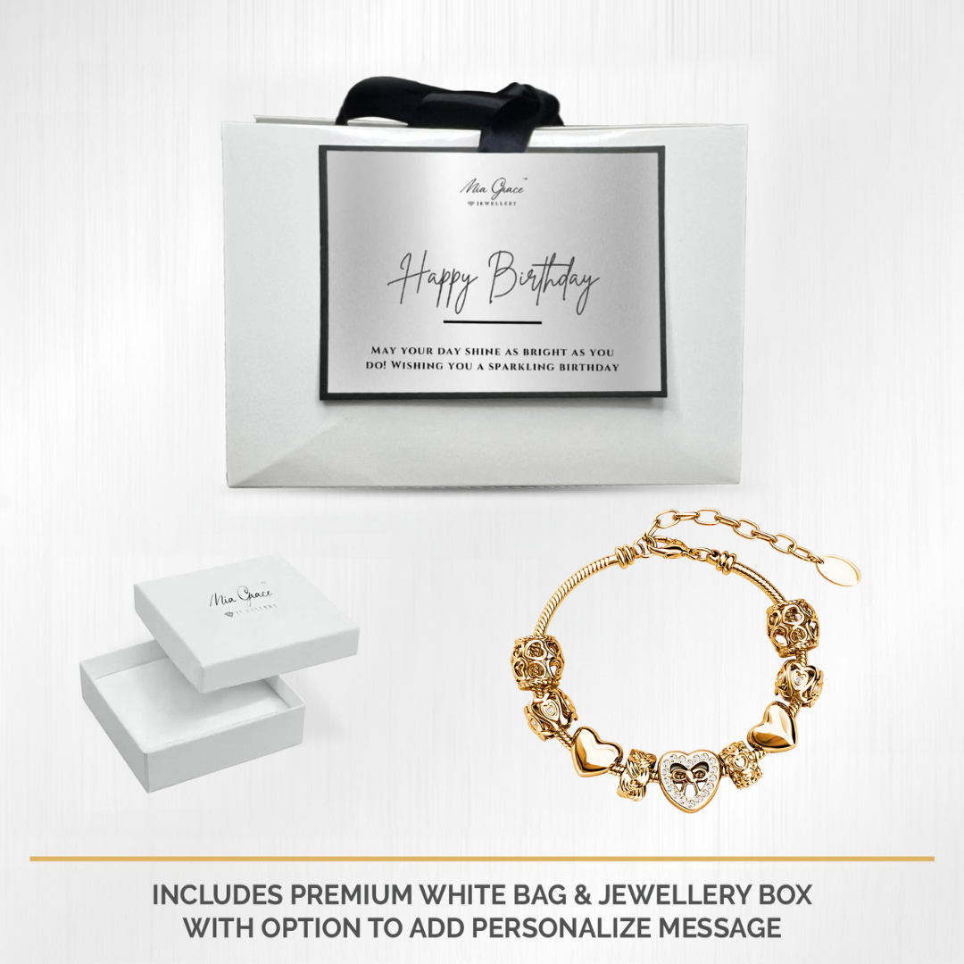 MGJ™ Women's Heart Charm Bracelet