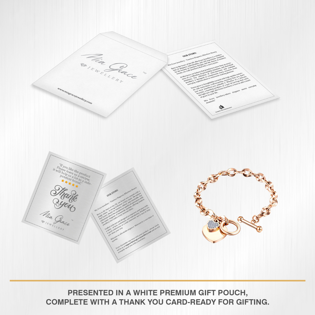 Heart Toggle Bracelet